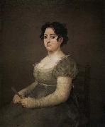 Francisco de goya y Lucientes Portrait of a Lady with a Fan china oil painting reproduction